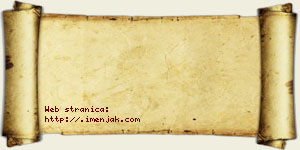 Andjelina Perošević vizit kartica